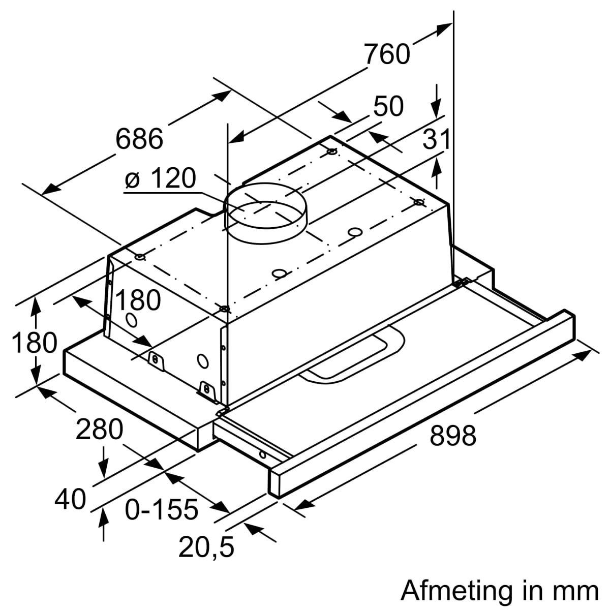 Máy Hút Mùi Bosch DFT93AC50