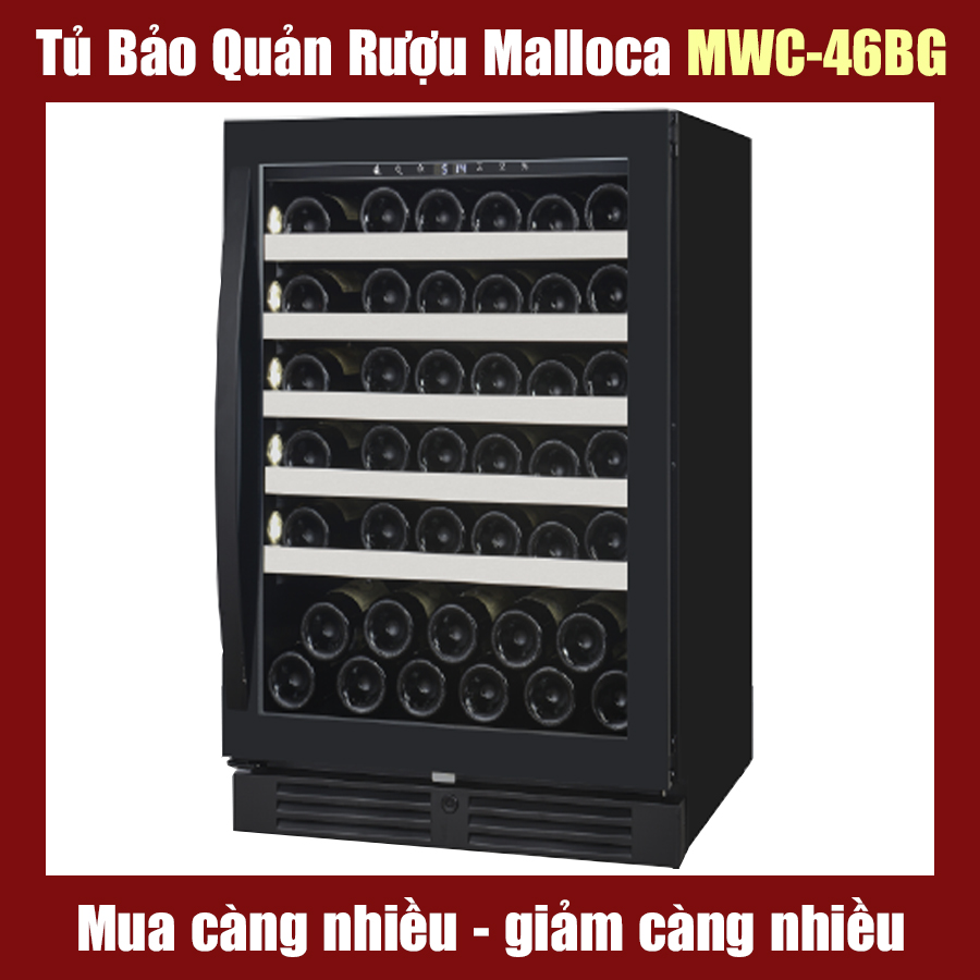 Tủ bảo quản rượu Malloca MWC-46BG