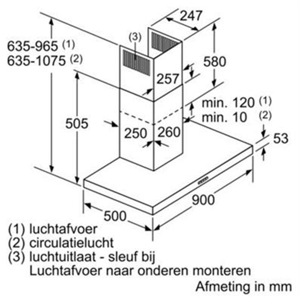 Máy hút mùi BOSCH DWB97IM50