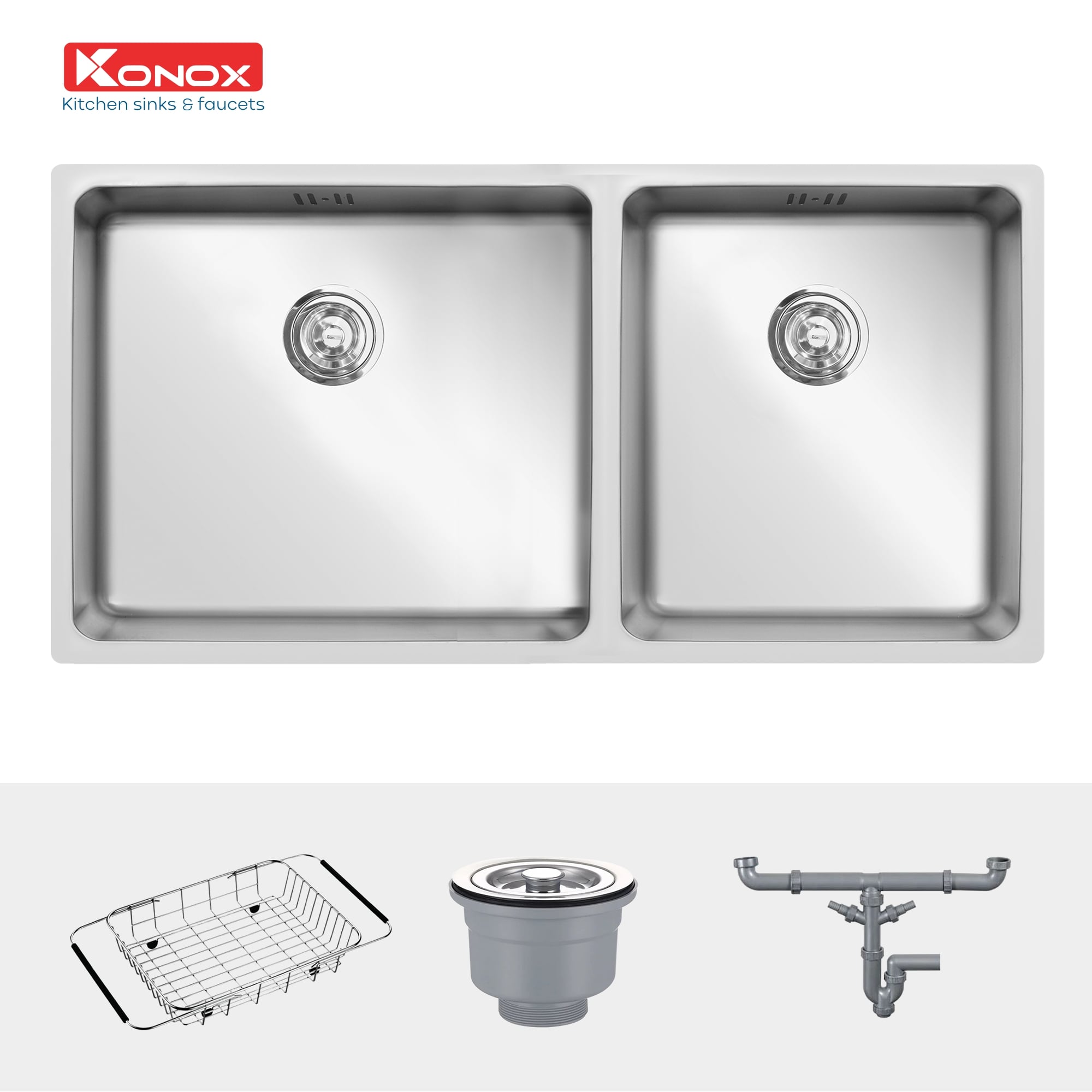 Chậu Rửa Bát Inox KONOX Undermount sink KN8144DU