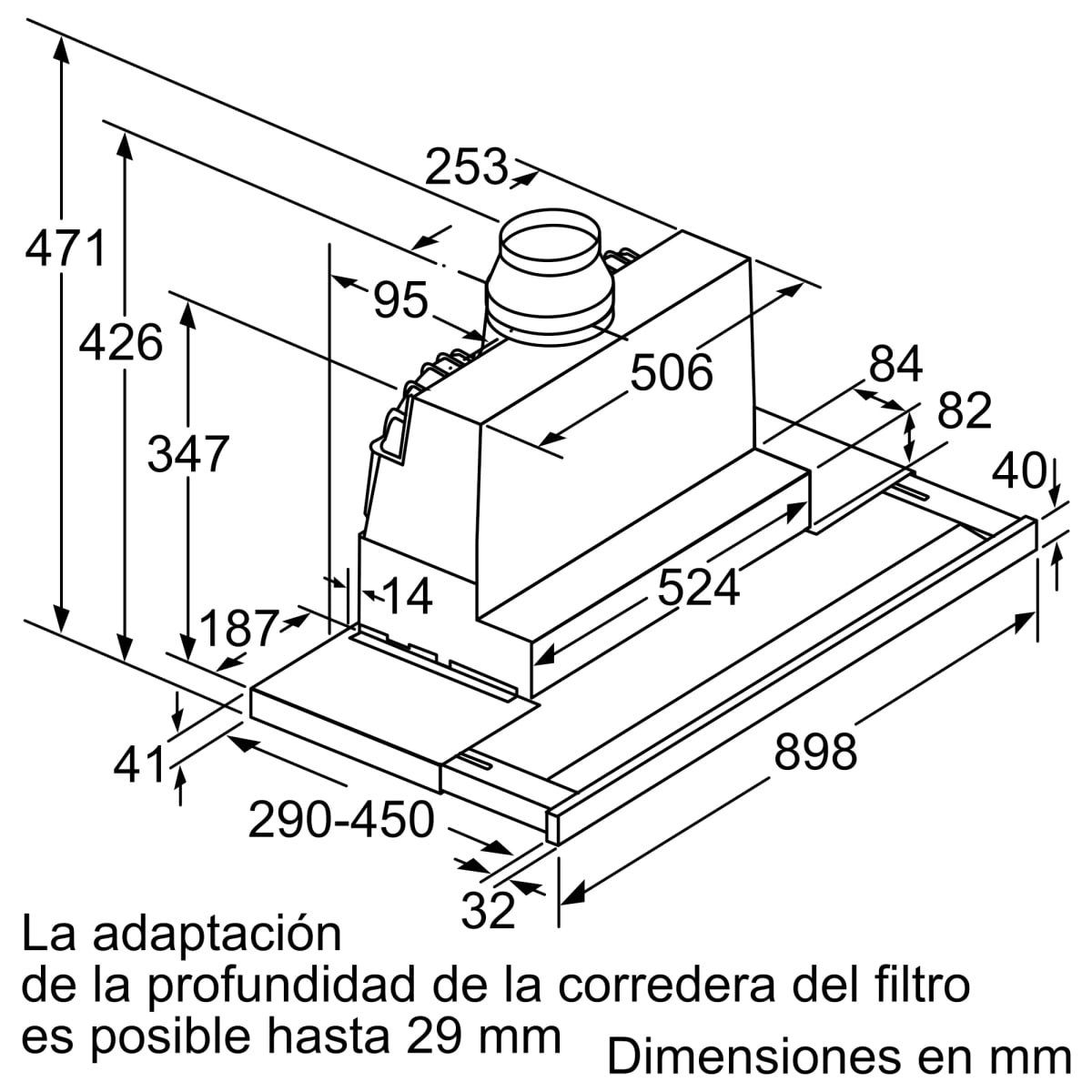 Máy Hút Mùi Bosch DFS097K50 90cm Serie 8