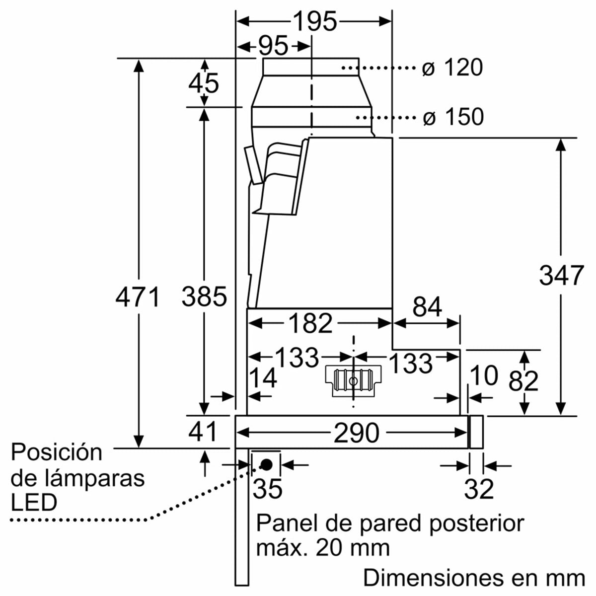 Máy Hút Mùi Bosch DFS097K51 90cm Serie 8