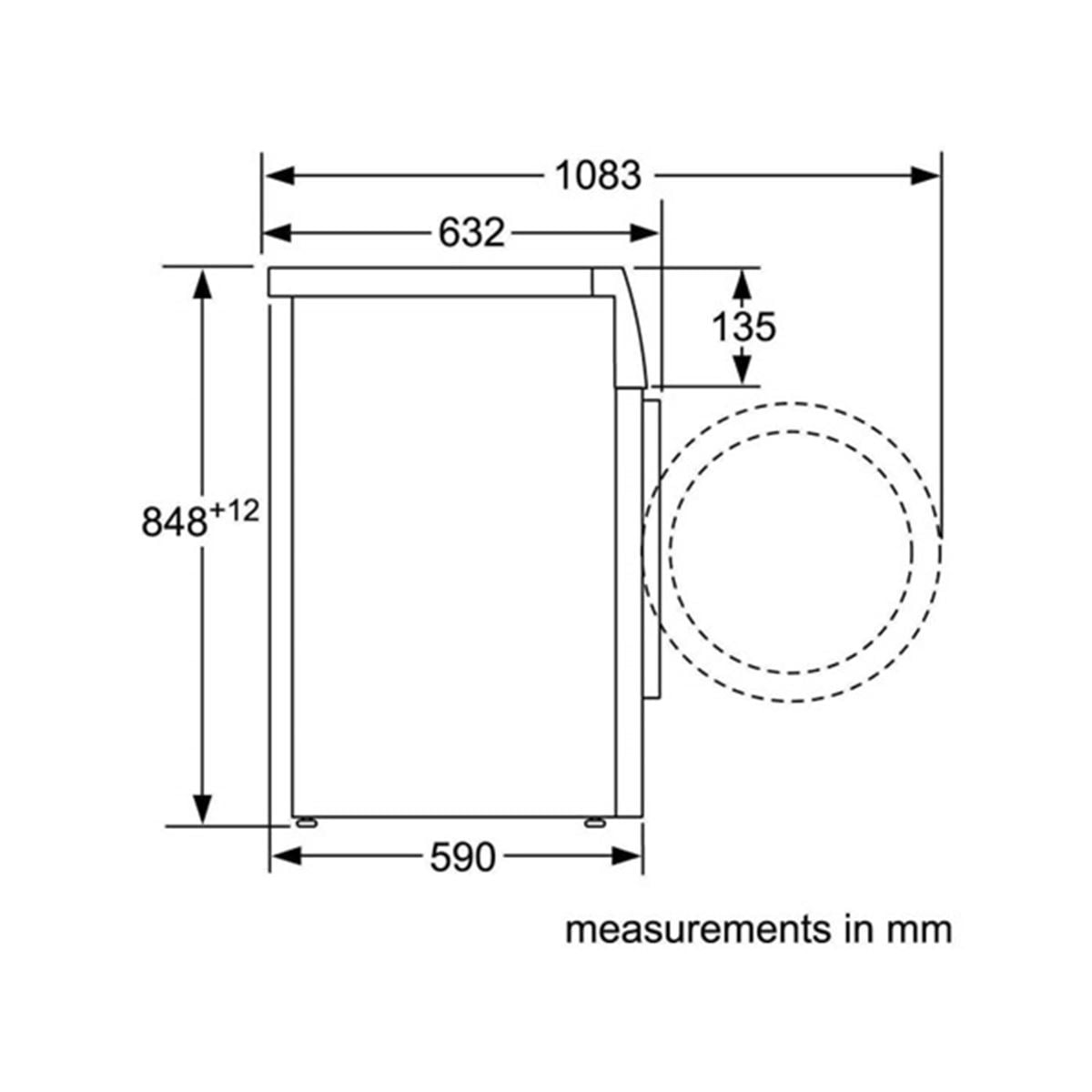 Máy Sấy BOSCH WTW87561GB