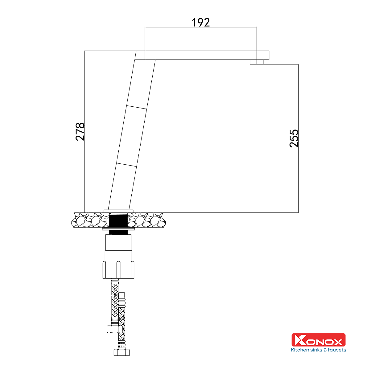 Vòi Rửa Bát Konox KN1209