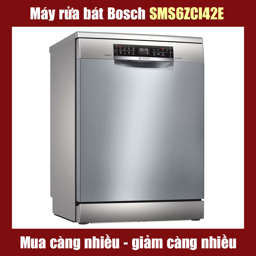 Máy Rửa Bát BOSCH SMS6ZCI42E Serie 6