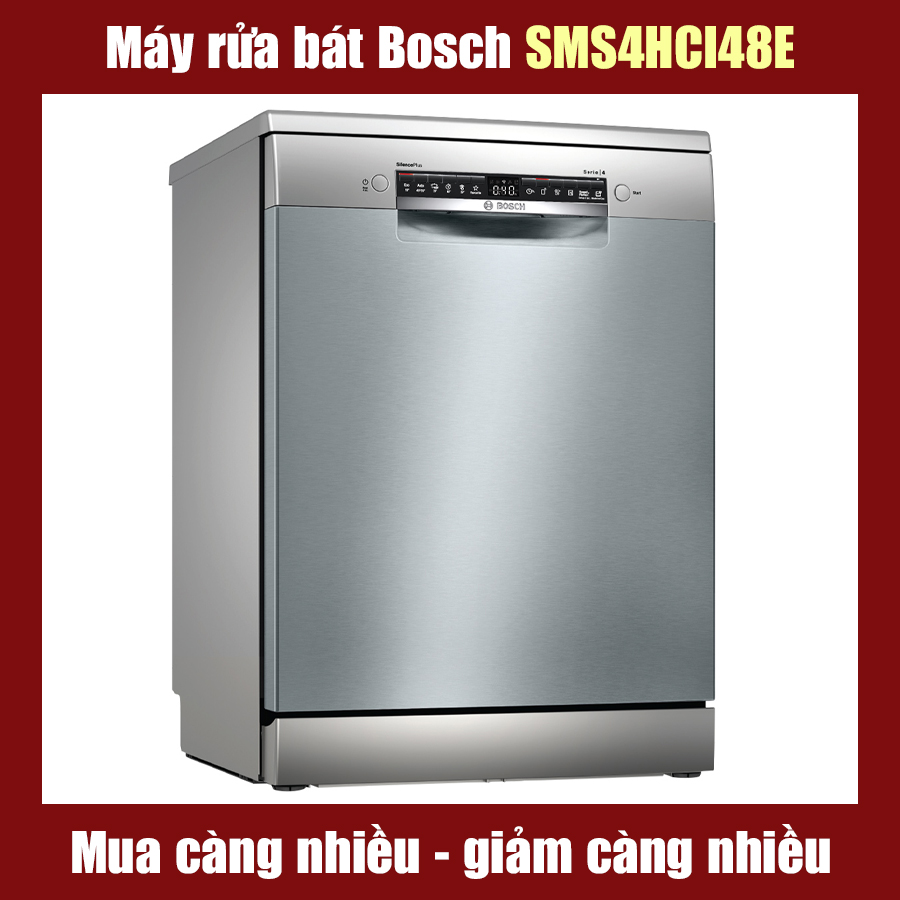 Máy Rửa Bát BOSCH SMS4HCI48E Serie 4