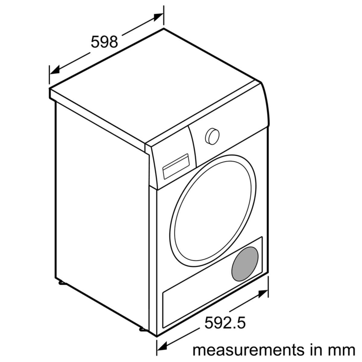 Máy Sấy BOSCH WTW87561SG