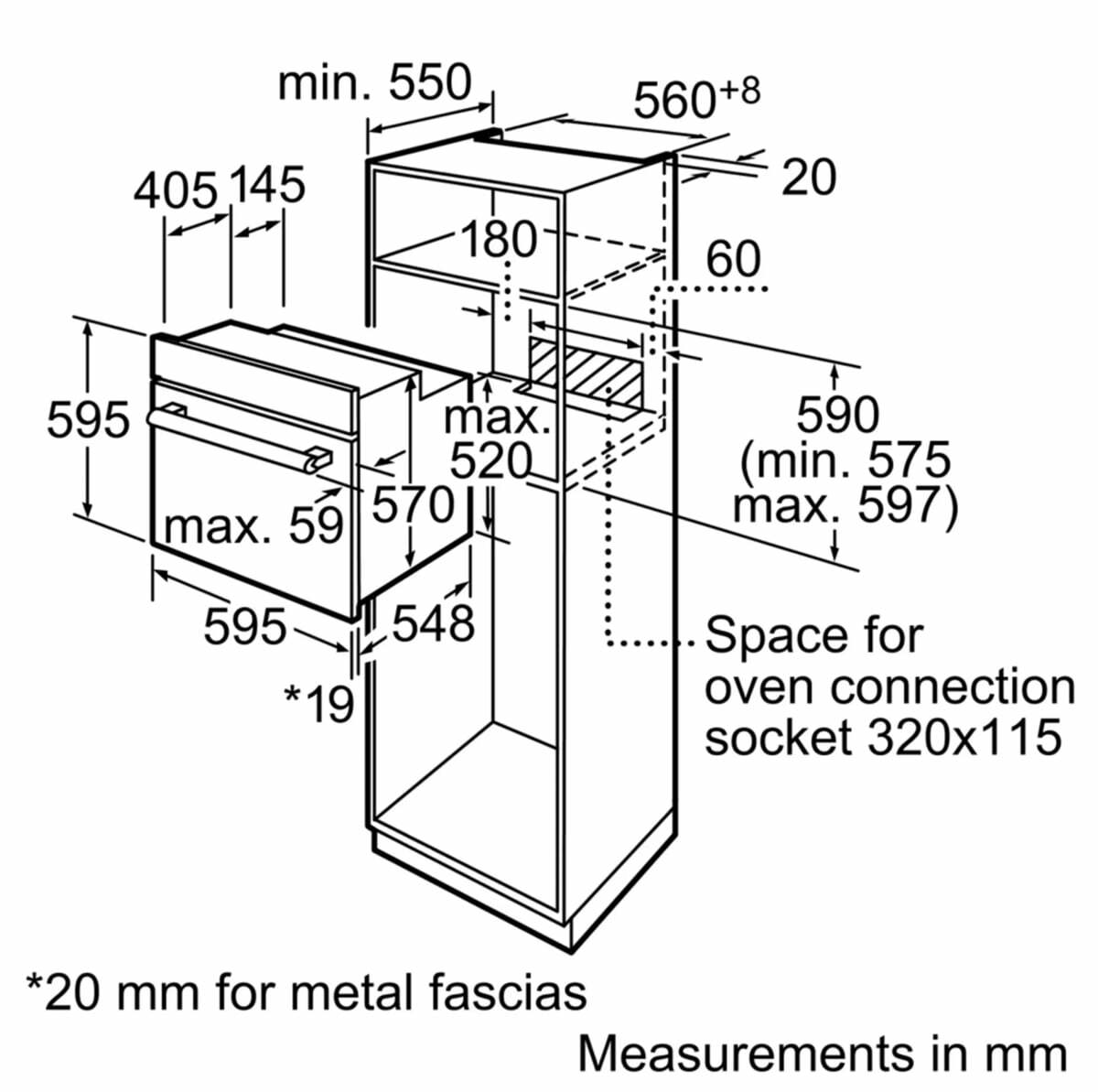 Lò Nướng Bosch HBN331E1K Serie 2