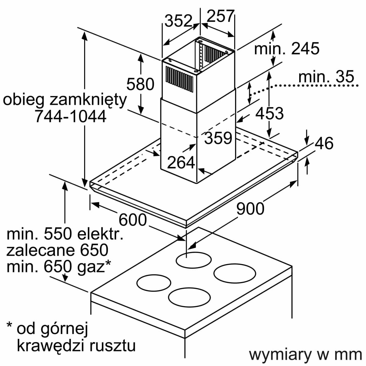 Máy Hút Mùi Bosch DIB091E51 90cm