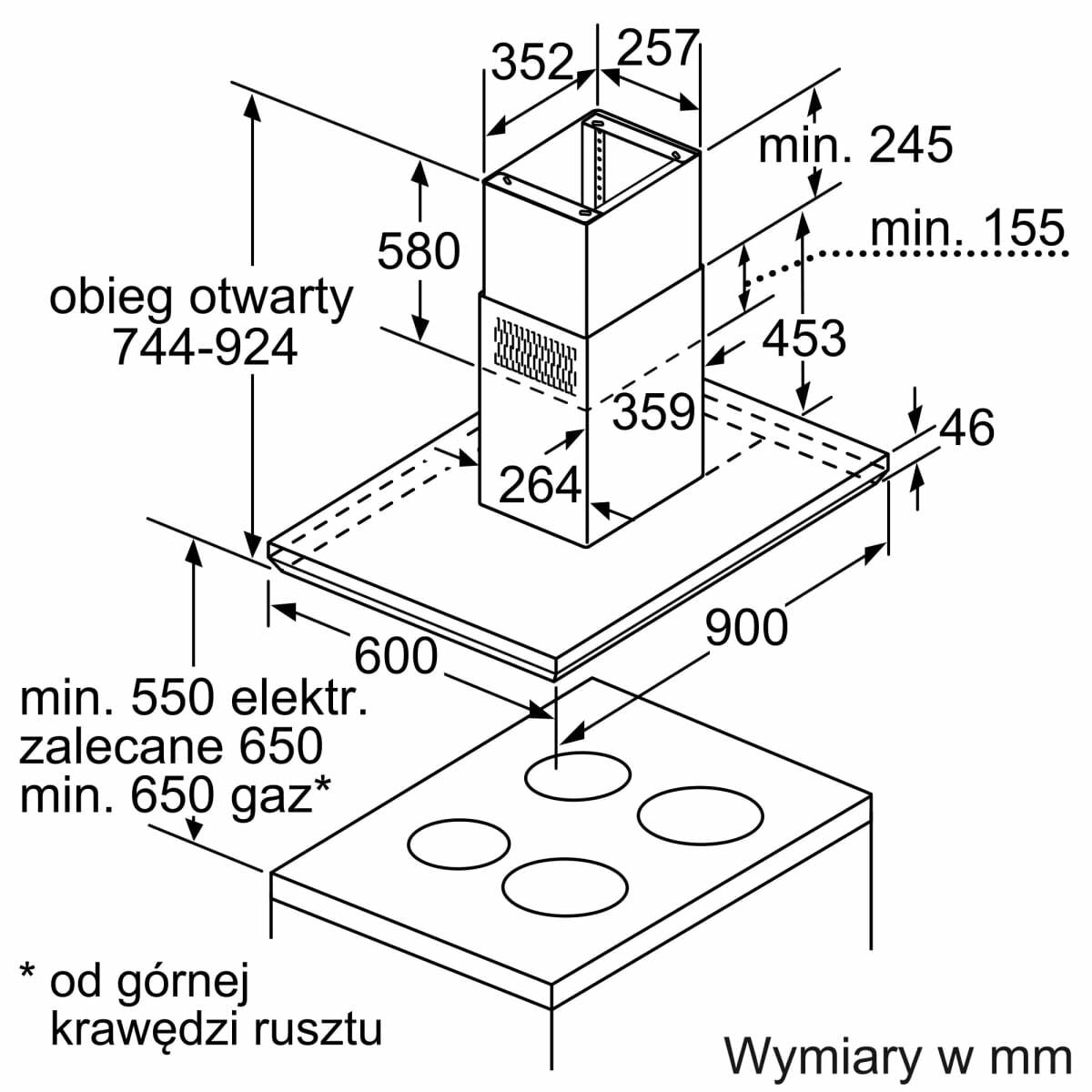 Máy Hút Mùi Bosch DIB091E51 90cm