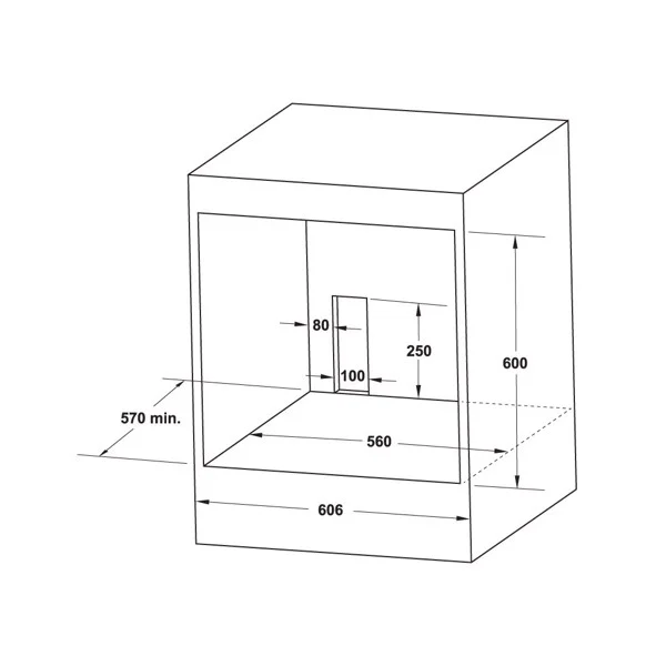 Lò nướng âm tủ Hafele HO-6T70A 538.01.441 70 lít