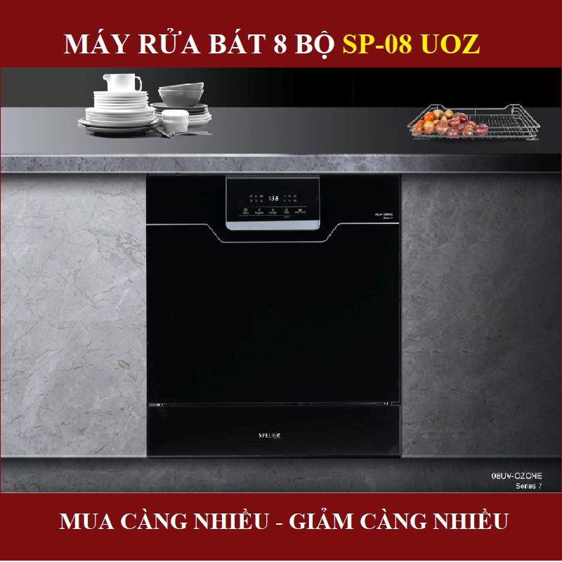 Máy rửa bát Spelier SP-08 UOZ