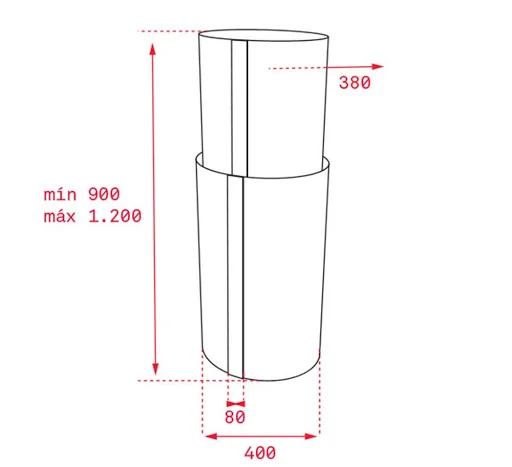 Máy hút mùi đảo Teka CC 485