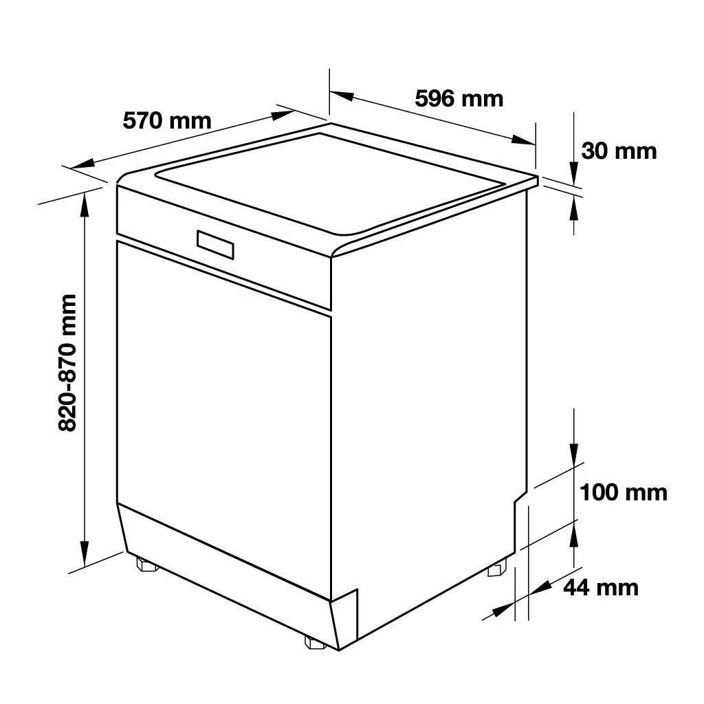 Máy rửa bát Hafele HDW-F60C 533.23.200