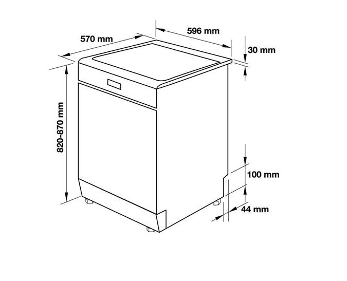 Máy rửa bát Hafele HDW-F60F 533.23.310