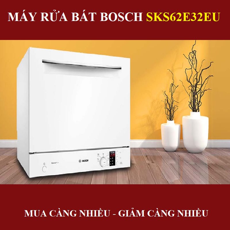 Máy Rửa Bát Để Bàn Bosch SKS62E32EU Series 4