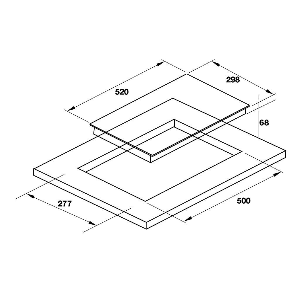 BẾP TỪ DOMINO HAFELE HC-I302D 536.01.900