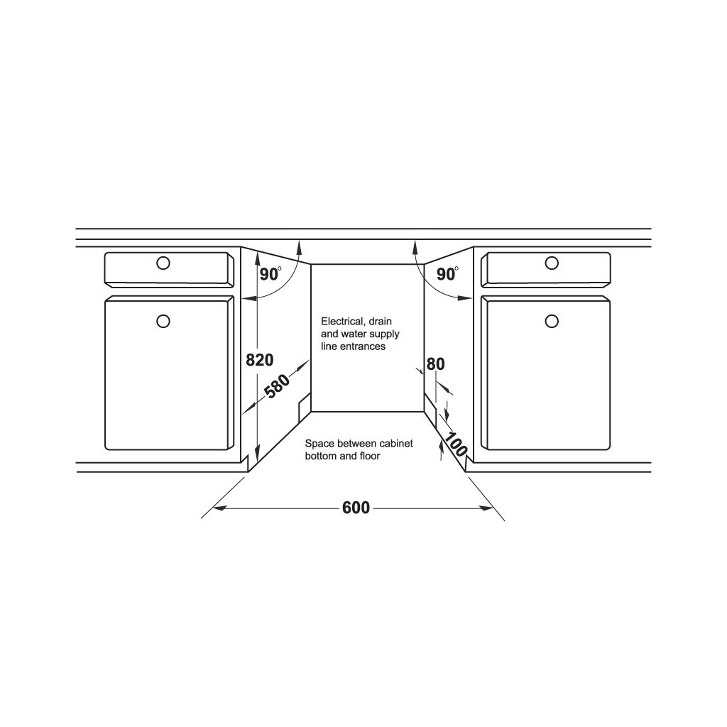 Máy rửa bát âm tủ Hafele HDW-FI60AB 538.21.330