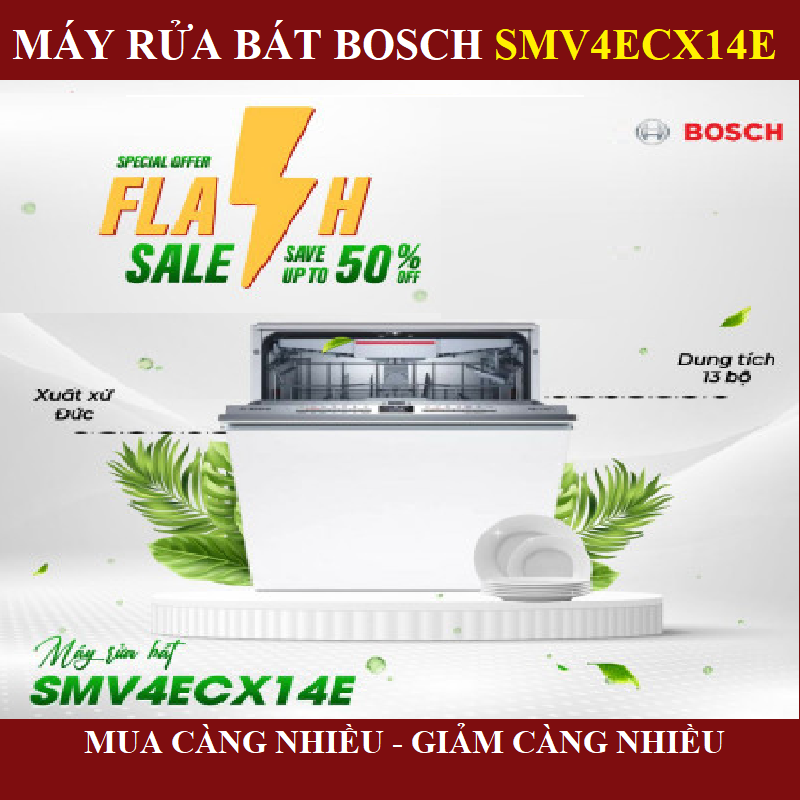 Máy rửa bát Bosch SMV4ECX14E