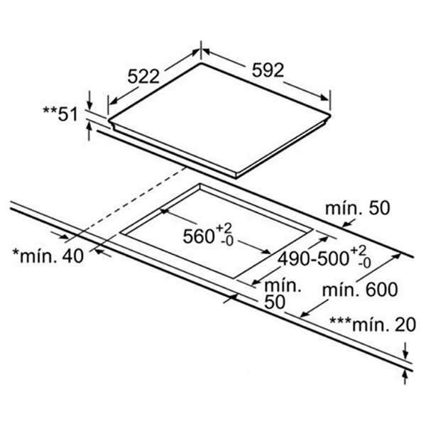 Bếp Từ 3 Vùng Nấu PID631BB1E Series 4