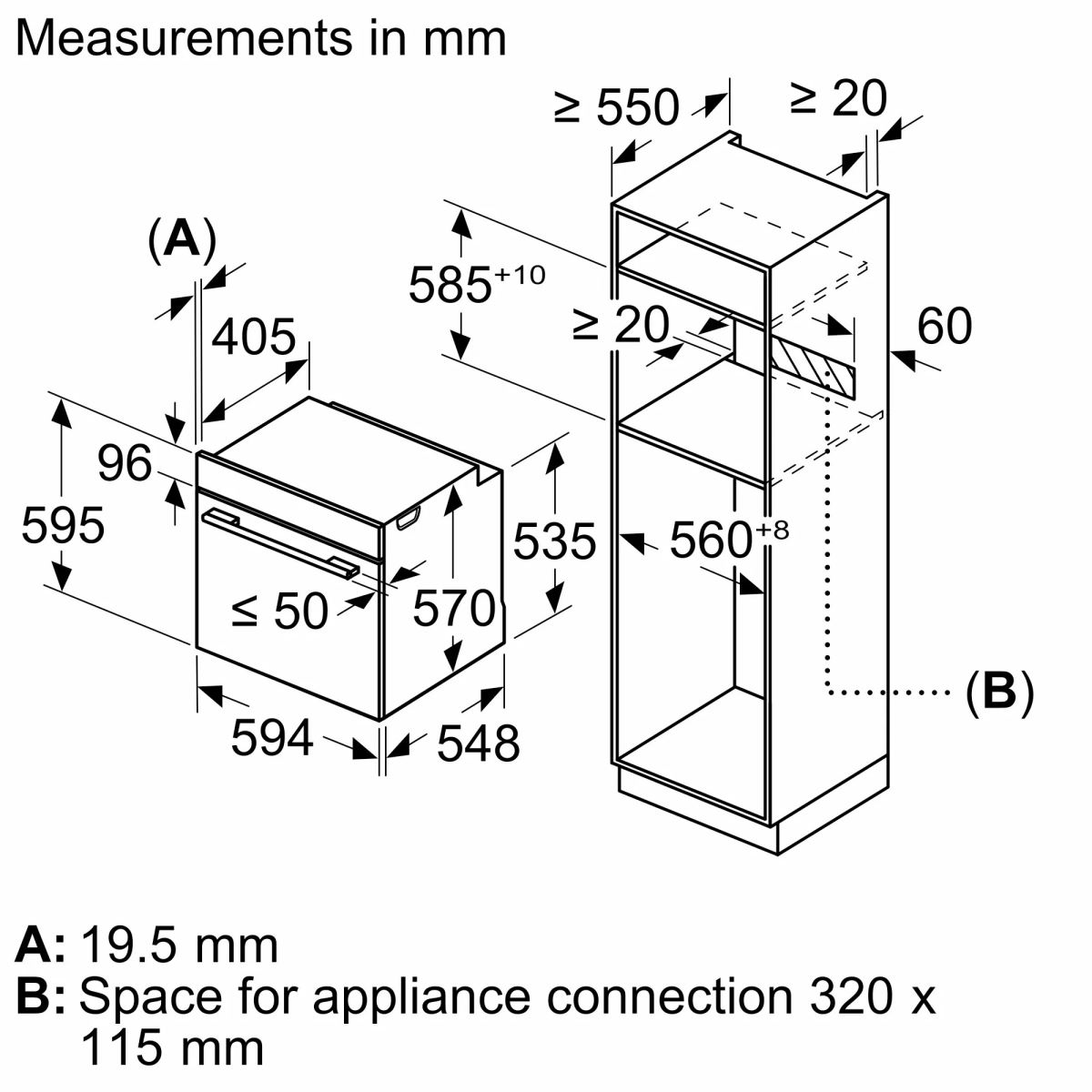 LÒ NƯỚNG BOSCH HBA5360B0K SERIE 6 MÀU ĐEN