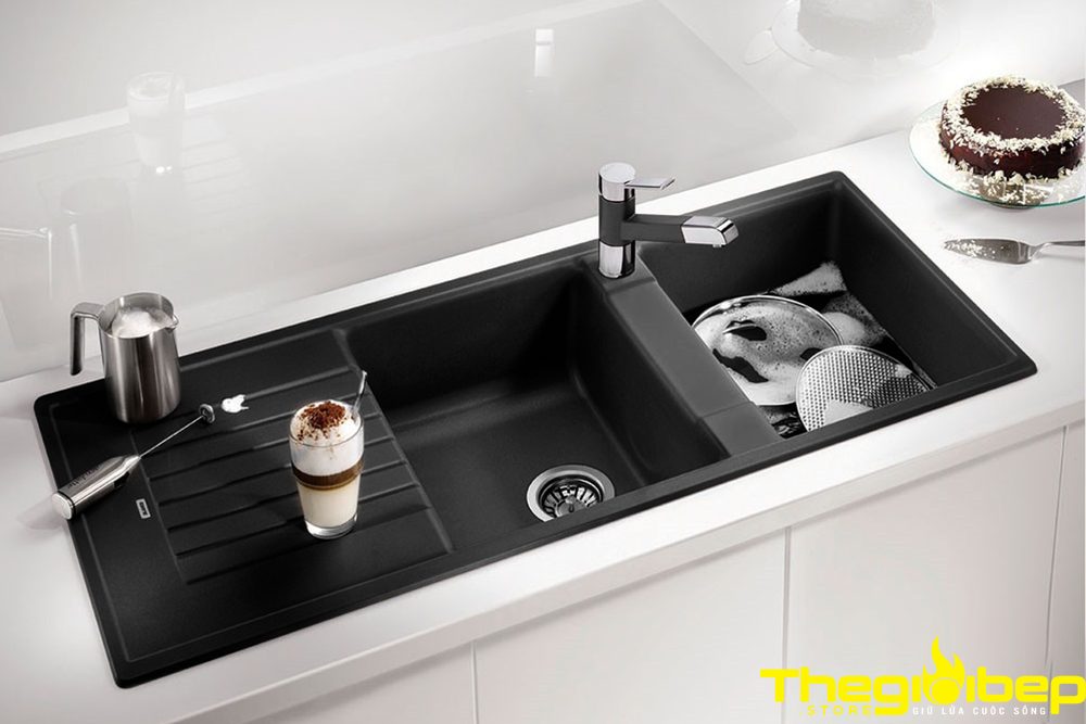 CHẬU RỬA CHÉN BÁT BLANCO LEXA 8S ANTHRACITE