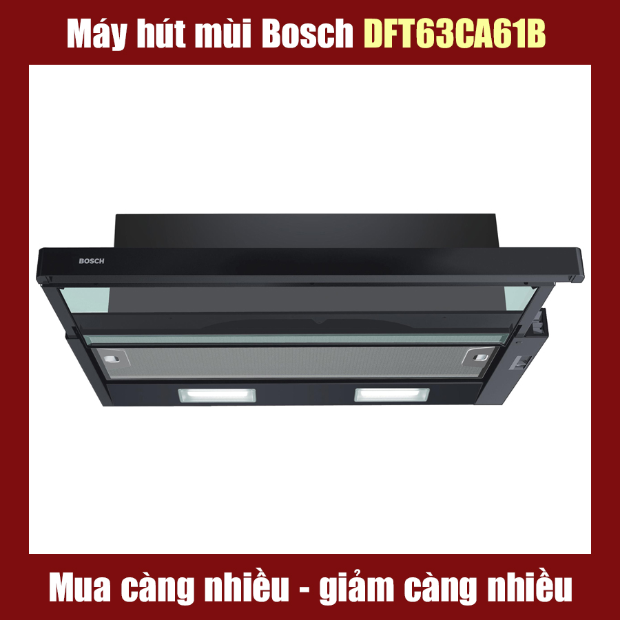 MÁY HÚT MÙI ÂM TỦ BOSCH DFT63CA61B NGANG 60CM