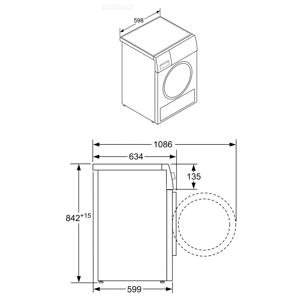 Máy Sấy BOSCH WTB86201SG Seri 4