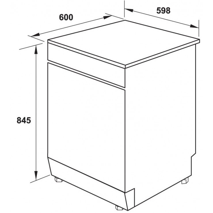 MÁY RỬA BÁT HAFELE HDW-F60G 535.29.590