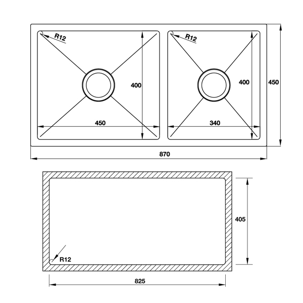 CHẬU RỬA BÁT ÂM HAFELE HS-S8745