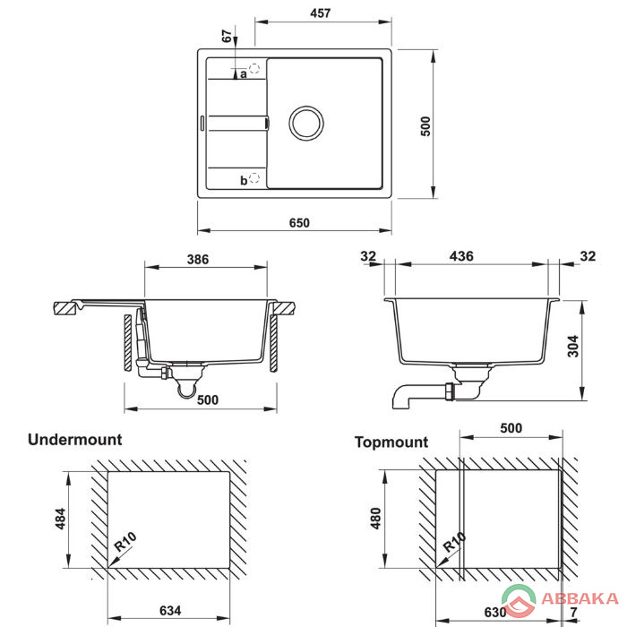 CHẬU ĐÁ HAFELE HS20-GED1S60 570.32.530