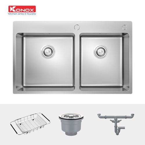 CHẬU RỬA CHÉN BÁT KONOX TOPMOUNT UNICO 8250