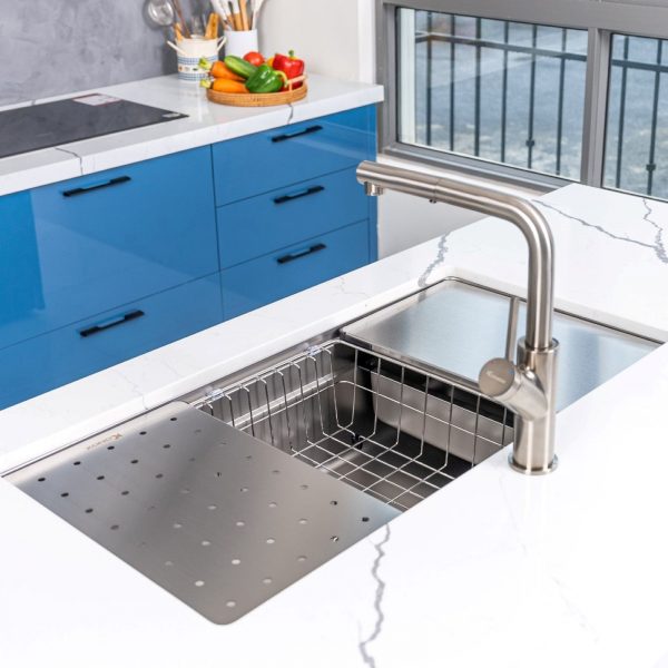 CHẬU RỬA CHÉN BÁT KONOX WORKSTATION – UNDERMOUNT SINK KN8644SU DEKOR