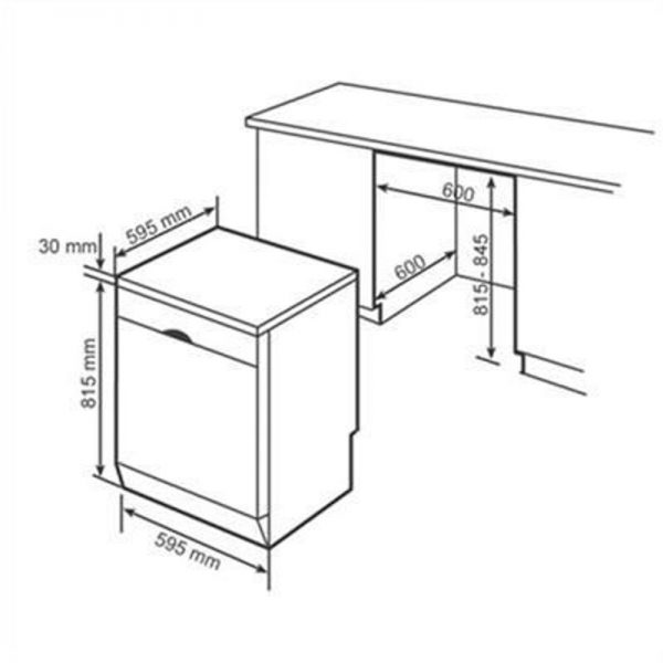 Máy rửa bát 13 bộ Bosch SMS4HBW00D – Germany